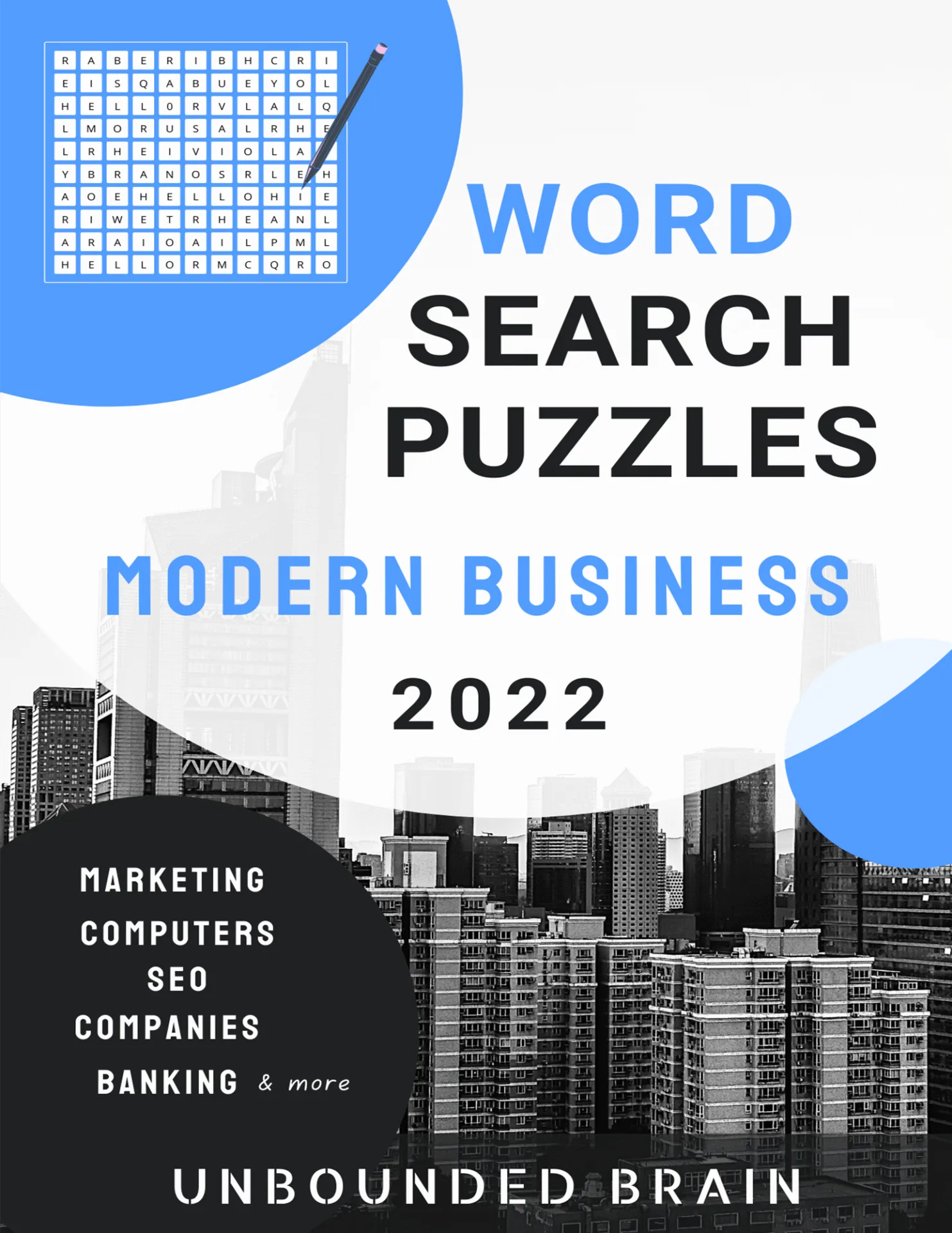 Modern Business Word Search Puzzle Book