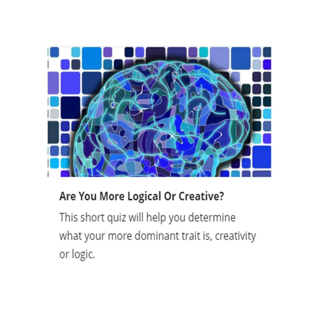 Are you logical or creative?